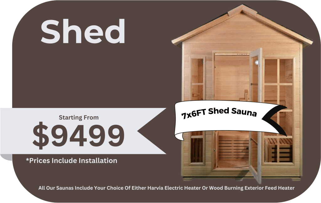Shed Saunas For Sale
